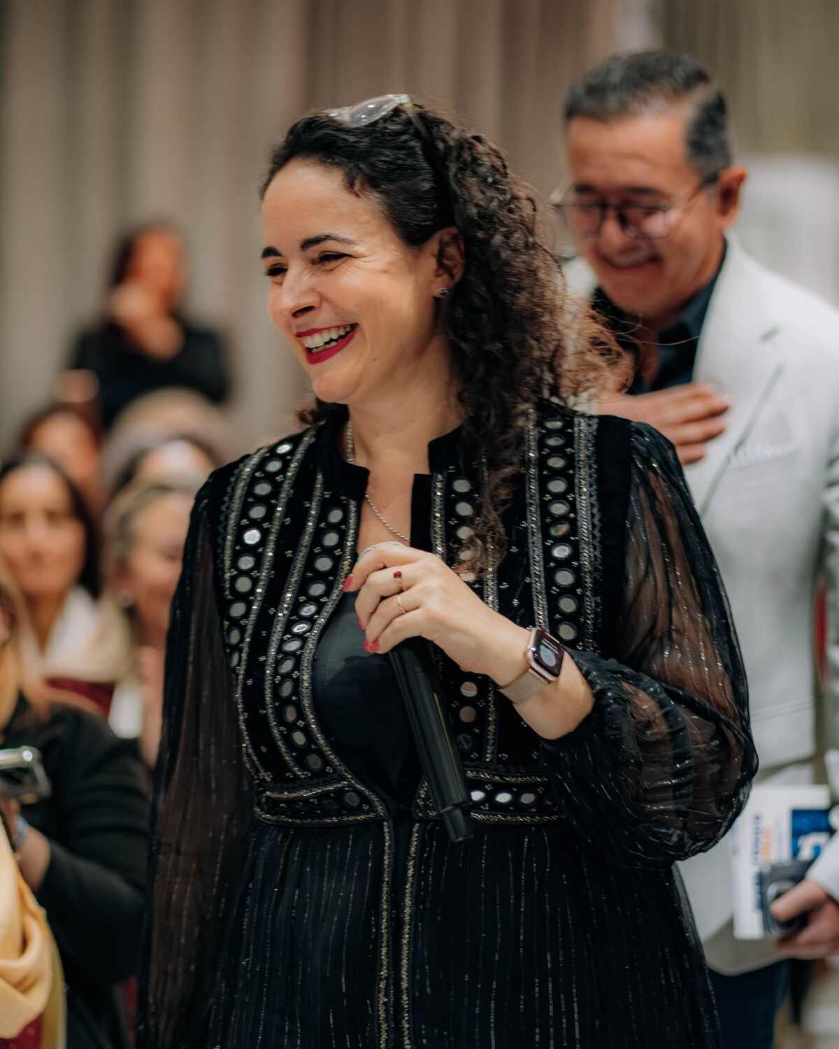 Marcela Viviana Miron en un evento especial